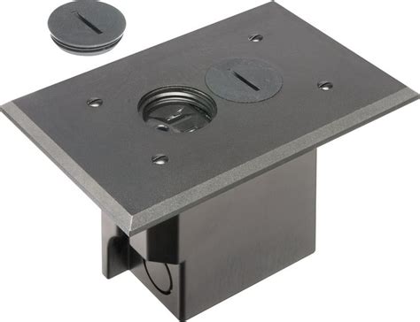 brown plastic electrical box|arlington electrical box floor kit.